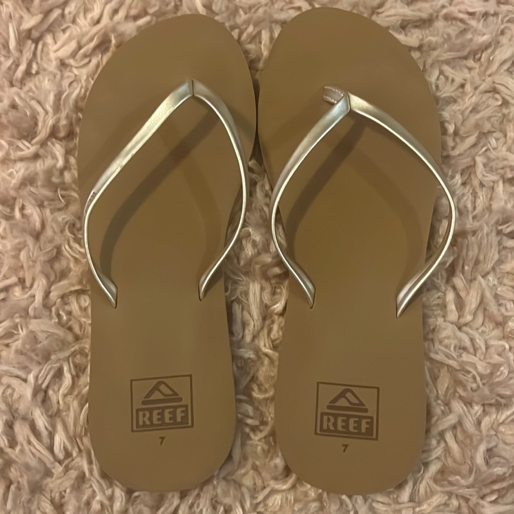 Reef Women's Bliss Nights Sandal size 7 tan/champagne